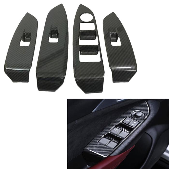 For Mazda CX-3 CX3 Dashboard mid console Gear Shift Frame Air Conditioning AC Vents Steering Wheel Panel speaker Cover Trim