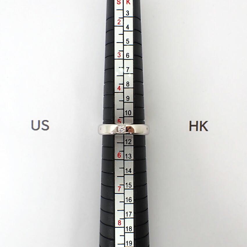 Pre-owned Van Cleef & Arpels Pt950 Diamond Ring, Size 10, g502-40