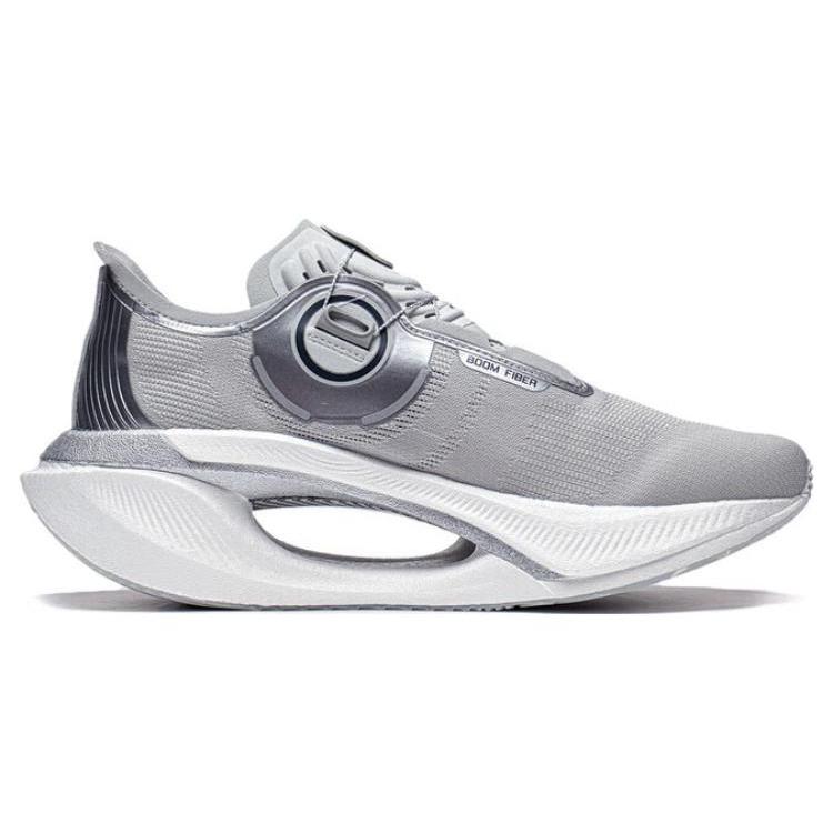 Li Ning Shadow 2.0 Abrasion Resistant Low top Nitrogen Technology Running Shoes Unisex Gray ARRT017-1