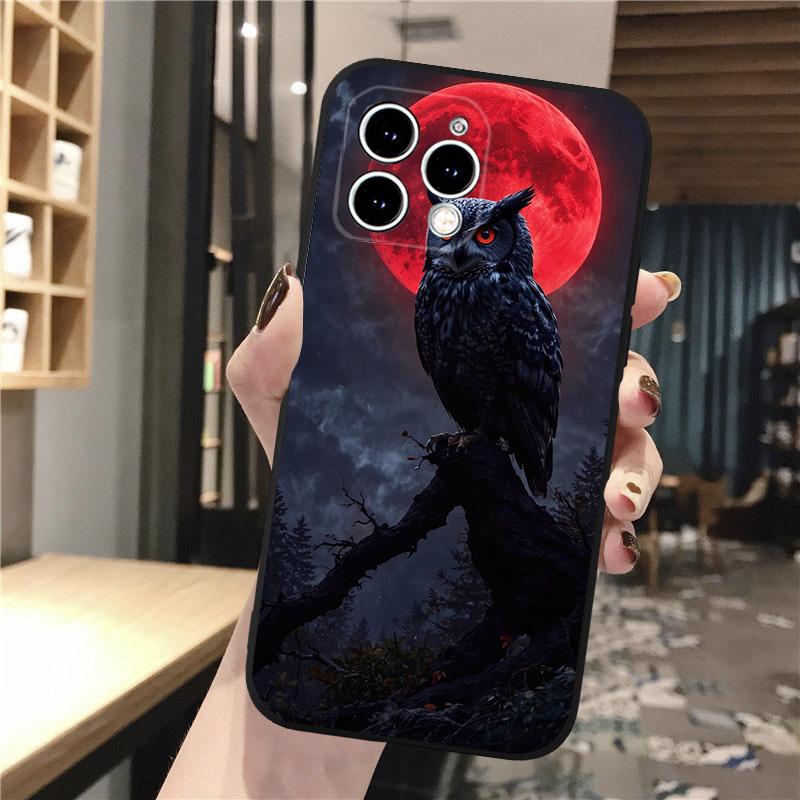 

Phone Case Carcasa Funda For iPhone 17 Pro Max 17 Air 16 15 14 13 Pro Max 15 16 Pro 15Plus Owls Animal iphone 14