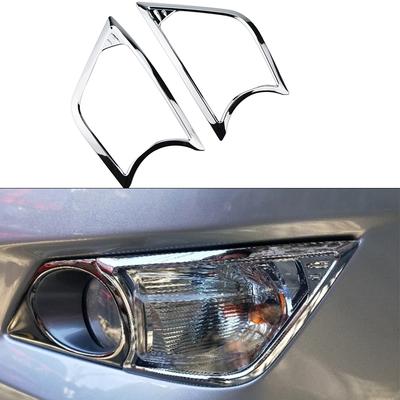 2 Stück Auto Frontlicht Nebelscheinwerfer Rahmen Abdeckung Zierleiste Dekoration Aufkleber für Toyota Innova 2016-2025 ABS Chrom Zubehör