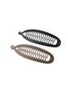 Großes Haarvolumen Bernstein Bananenclip Pferdeschwanzclip Französisch Elegant Hoher Schädel Oberer Haarclip Twist-Clip