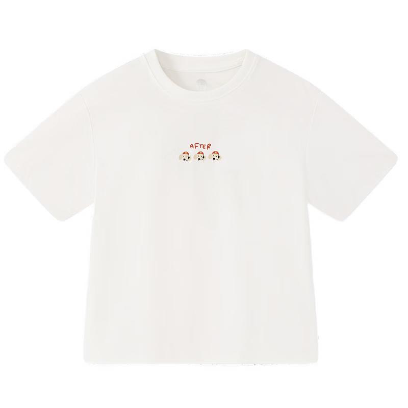 MQD Boys  Cooling Letter Print Street Style Short Sleeve T-Shirt 140