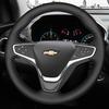 Ize Microfiber Leather Car Steering Wheel Cover Non-slip Breathable For Chevrolet Malibu XL 2015- Equinox 2017-