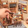 City Walking Series DIY Doll House Toy Decoration 3D Ramen Restaurant Kit  for Kids and Adults