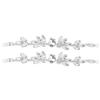 2Pcs Marquise Diamond Claw Chain Trim Glass Women s Clothing Accessories DIY Sewing Decor Craft2x17cm Oval