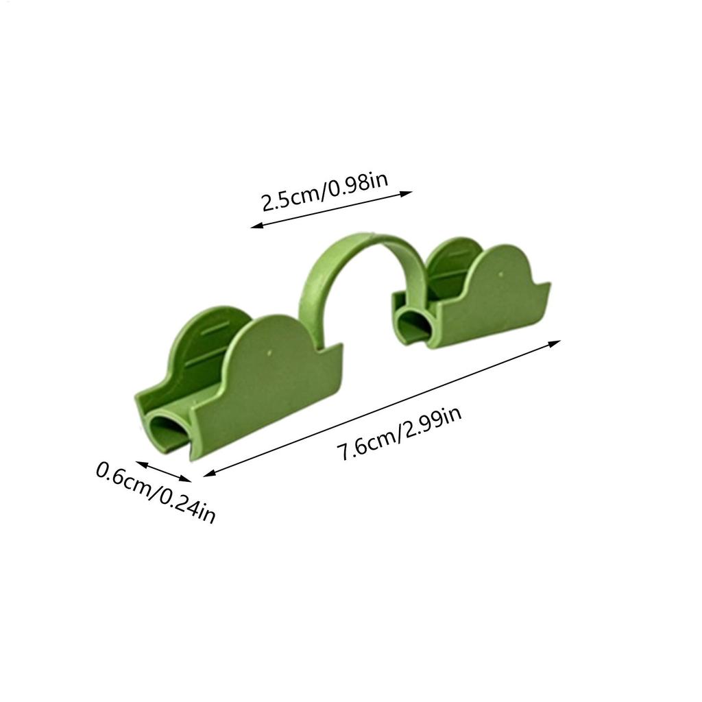 200Pcs Greenhouse Film Clamps Garden Plant Cover Fixing Clips Greenhouse Film Pressing Buckles for Home Garden & Greenhouse