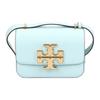 Eleanor Solid Double T Logo Flap Crossbody Shoulder Bag Small Women Bags Sky-Blue 155671-400