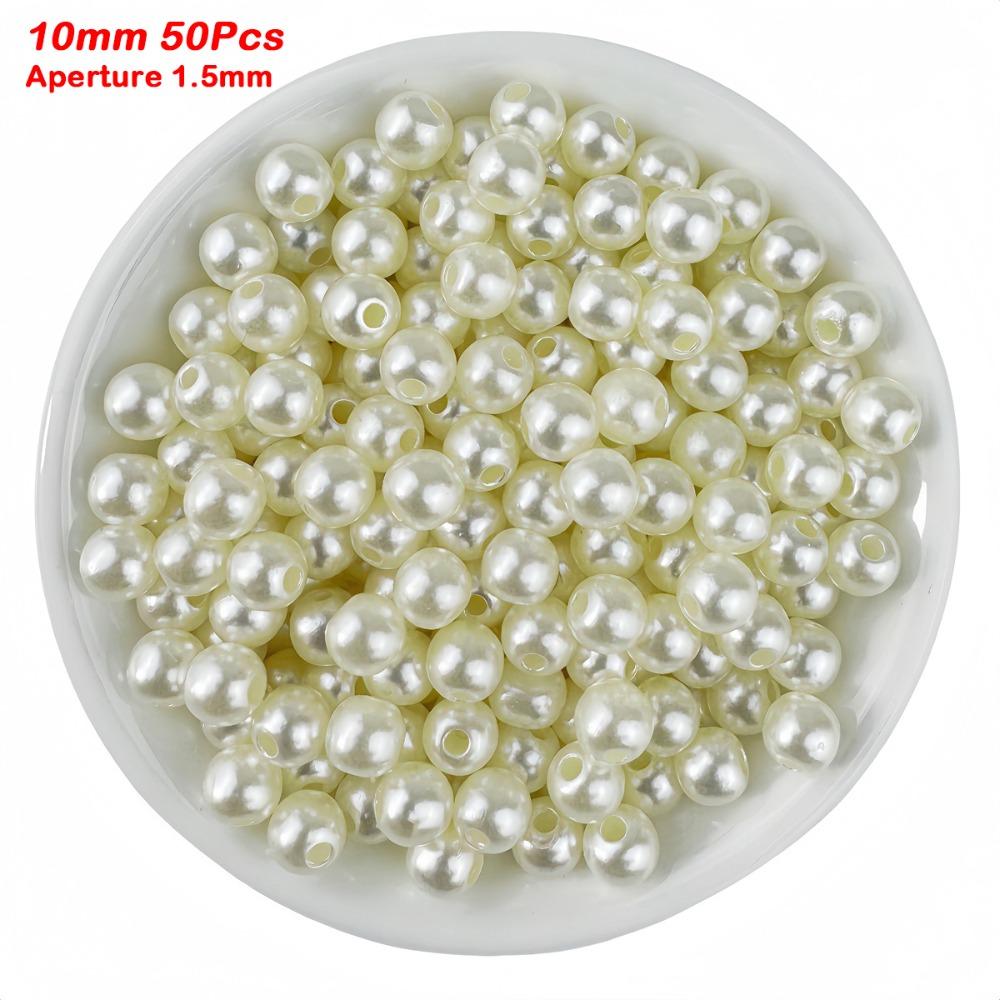 20-300Pcs 3-14mm ABS Pearl Beads High Gloss Craft Pearl Beads  Phone Case Decoration