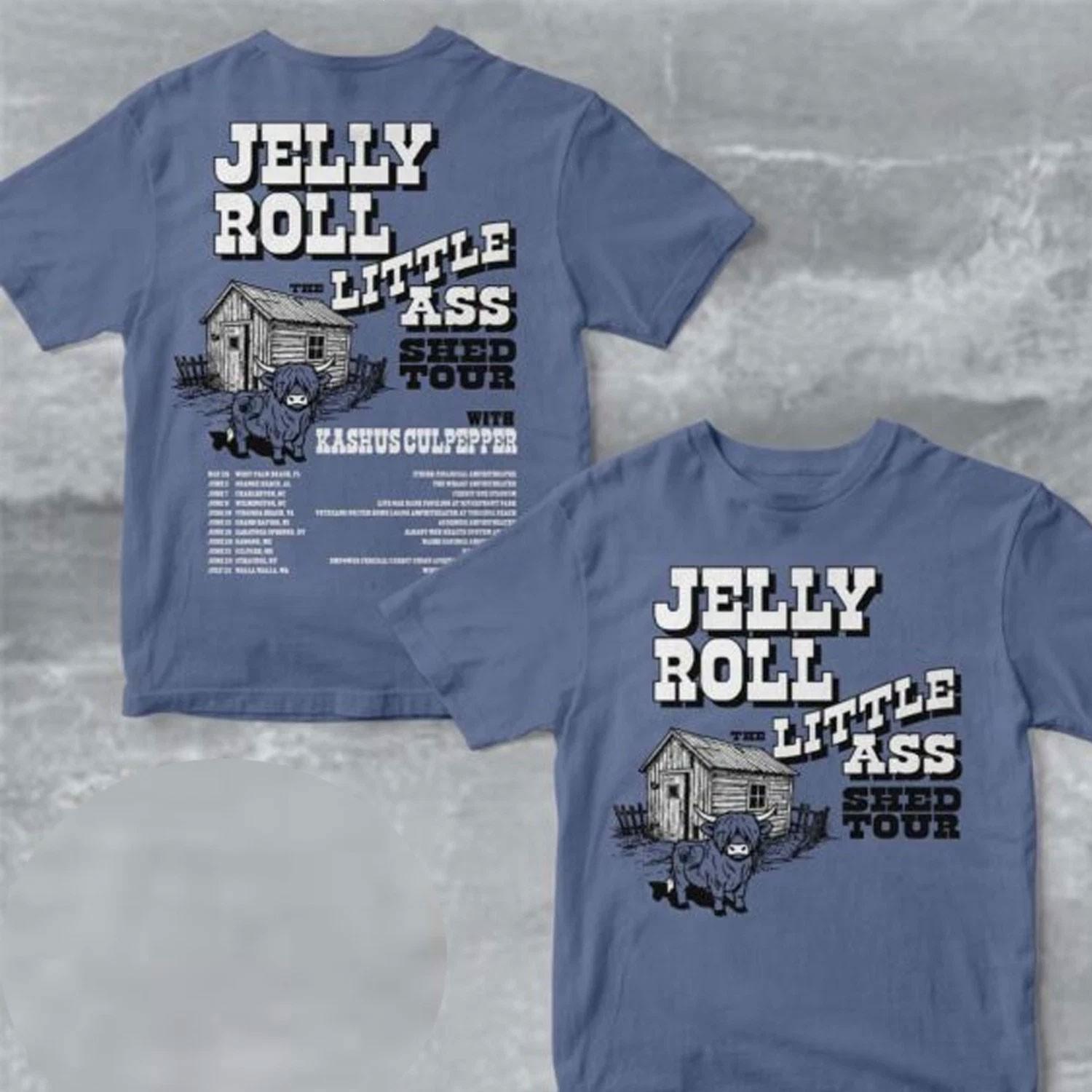 Jelly Roll Футболка The Little Ass Shed Tour 2026 Северная Америка S