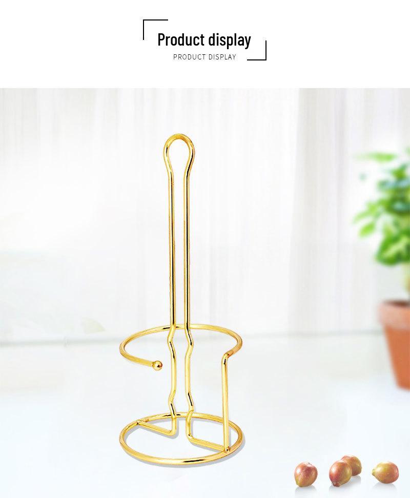 Nordic Iron Tissue Holder: Vertical Napkin Rack for Kitchen or Dining Table