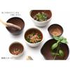 Motoju Pottery, Iwami-yaki Motosige Mortar and Pestle Set. Features a non-slip silicone base (small, black matte finish) that won't scratch your table