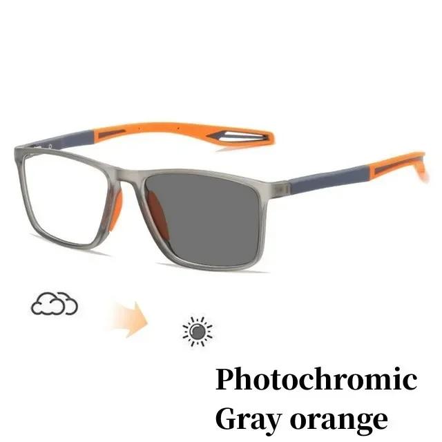 Farbwechselnde Damen Herren Outdoor Myopie Sonnenbrille Mode Anti Blaulicht Pochromatische Minus Brille Korrektionsbrille