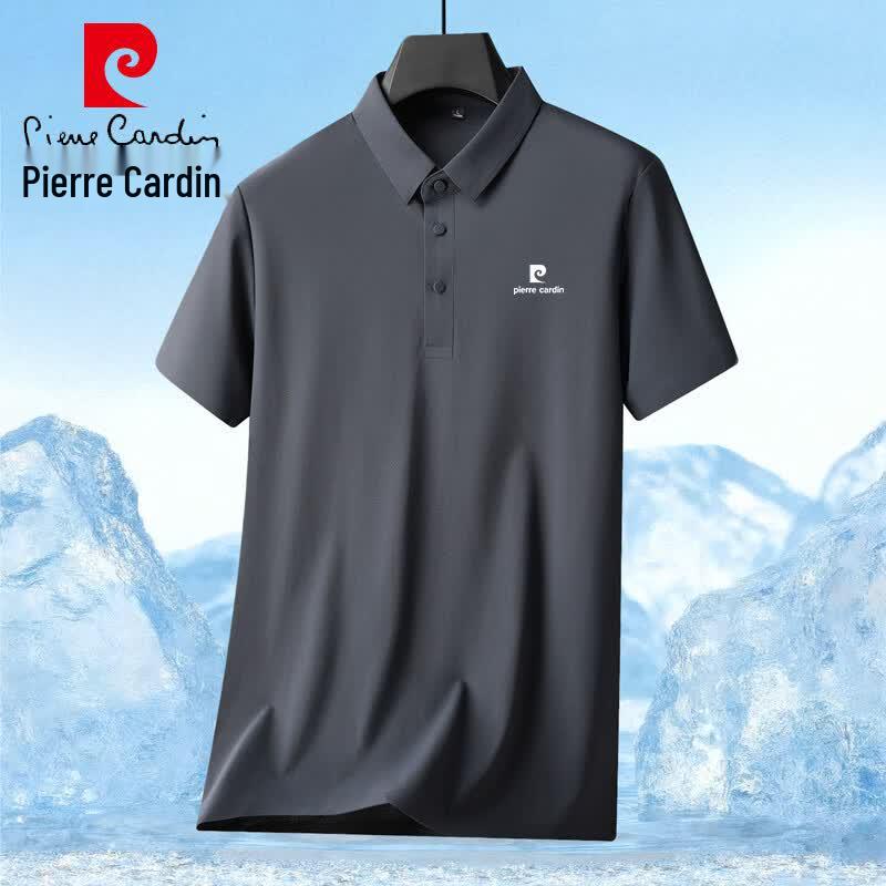 Pierre Cardin Men's Ice Silk Quick-Dry Polo Shirt
