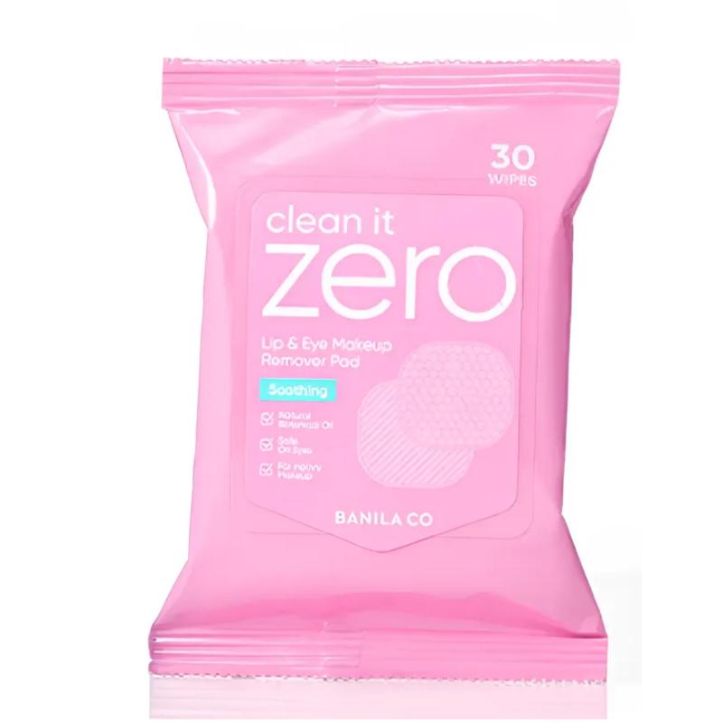 

[Banila Co] Clean It Zero Soothing Lip & Eye Remover Pads 30 pcs