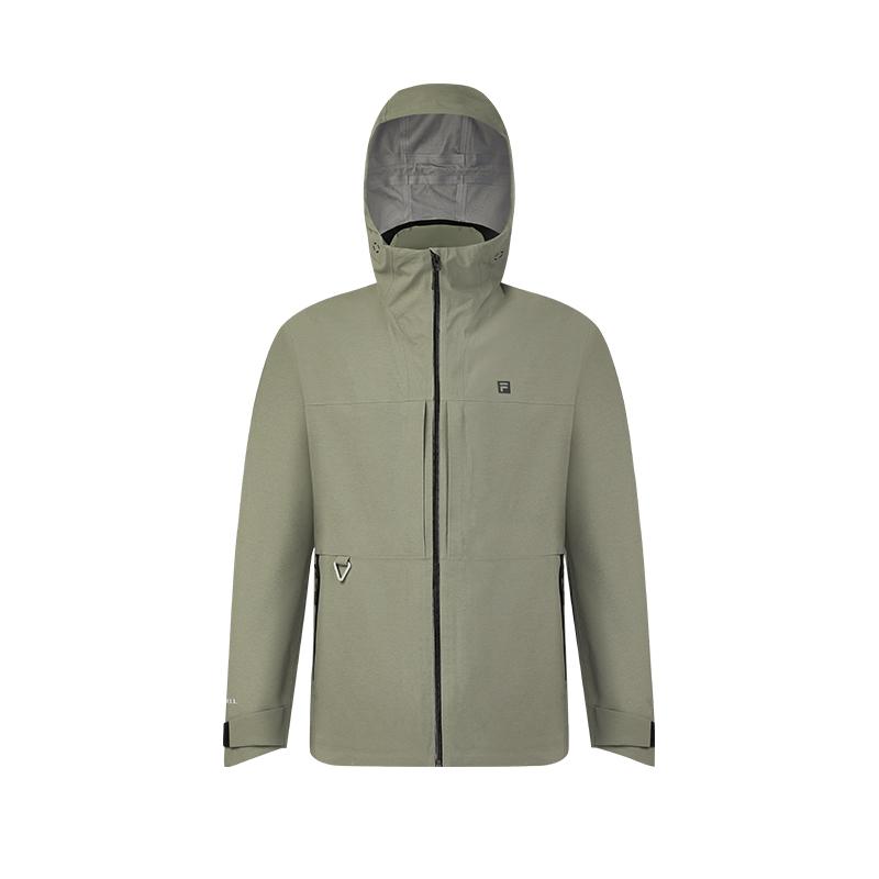 Men's Jacket FILA Thermal Windbreaker Jacket Men's Fir Green