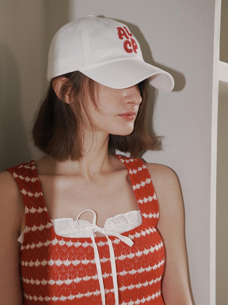 Olinkeompeulliteu [Unisex] Alcp Sketch Ball Cap (White)