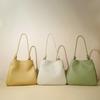 New Bag Women's Cowhide Shoulder Messenger Bag Women's Versatile Big Bag Fashion Knot Tote Bag