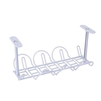 Under Table Socket Hang Holder Desk Cable Management Tray Power Strip Storage Rack For Offices Living Room Wire Cord Organizer