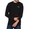 Patagonia Logo Responsibility Long Sleeve Size 39161 Men's P-6 T-Shirt, M, Black,