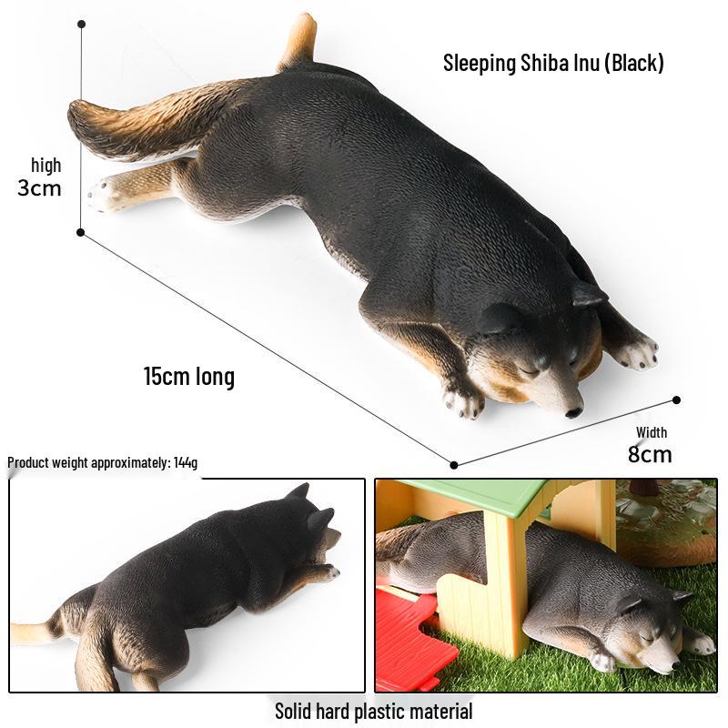 Cross-Border Animal Dog Model Toy: French Bulldog, Labrador, Shiba Inu, Corgi