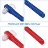 2 Pcs False Toothbrush Bulk Teeth Care Accessory Denture Dental Pp Toothbrushes for Braces Clean Tool