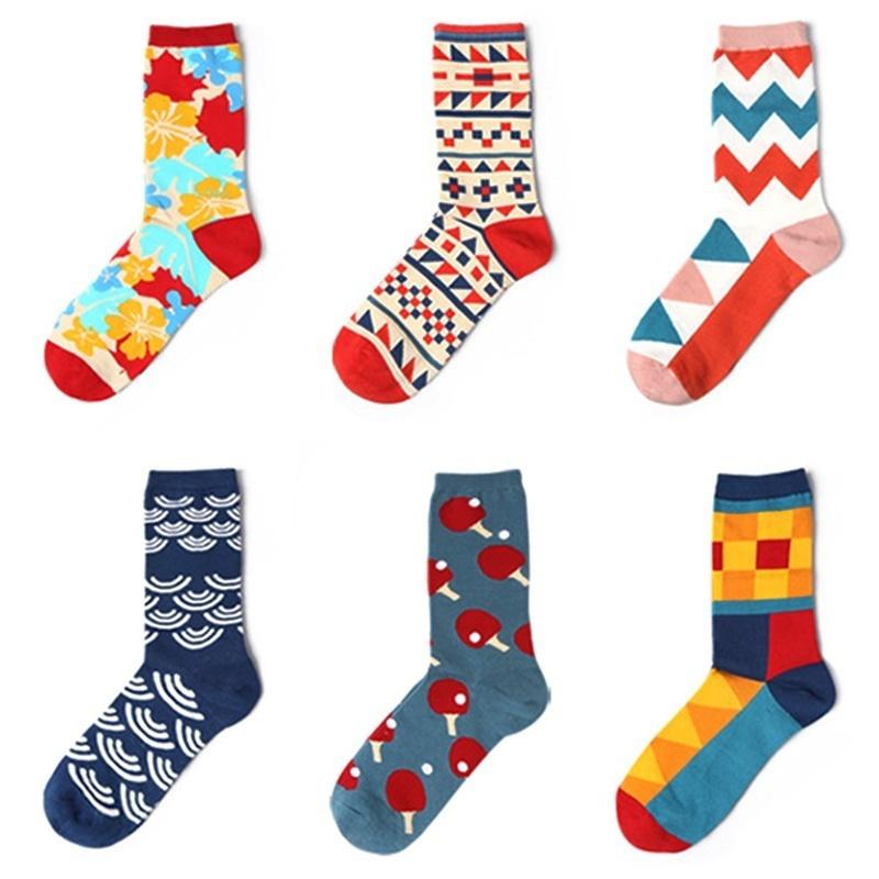 Happy Socks Men's Women Casual Dress Socks Multi-Color Hosiery