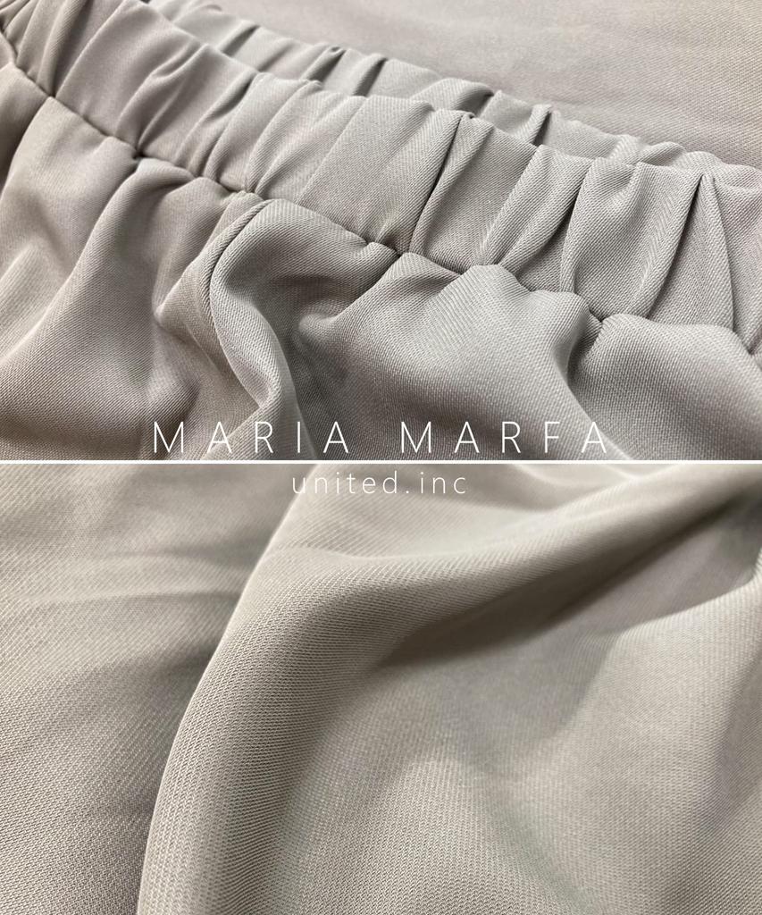 Maria Marfa Summer Beautiful Top and Solid Dry Korean Top and Sewn Top Easy to Plus Perfect for Remote Women's Two-Piece Set, Pants, Color, Simple,