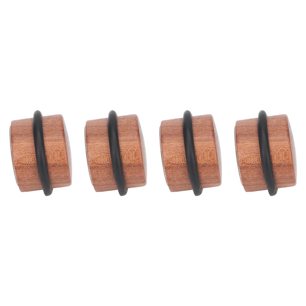4PCS Cylindrical Door Stopper Prevent Silent Punch Free Solid Wood Floor Door Stopper with Bl