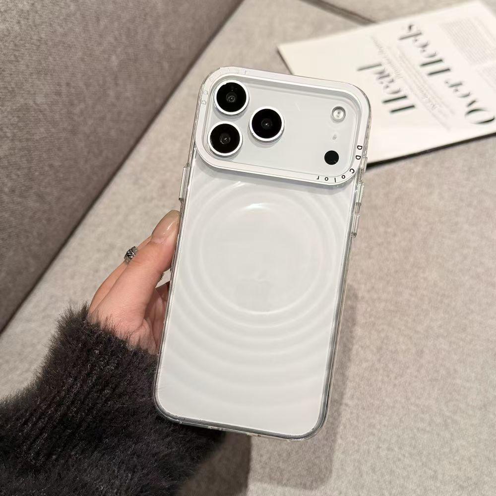 

Vibrant Ripples Shell Wave iPhone Case 2026 - Stylish American Street Style 17 Pro білий