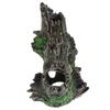 Aquarium Hollow Log Decor Multifunction Resin Fish Hiding Cave Non-toxic Aquarium Decoration for Fish Tank Aquarium Accessories