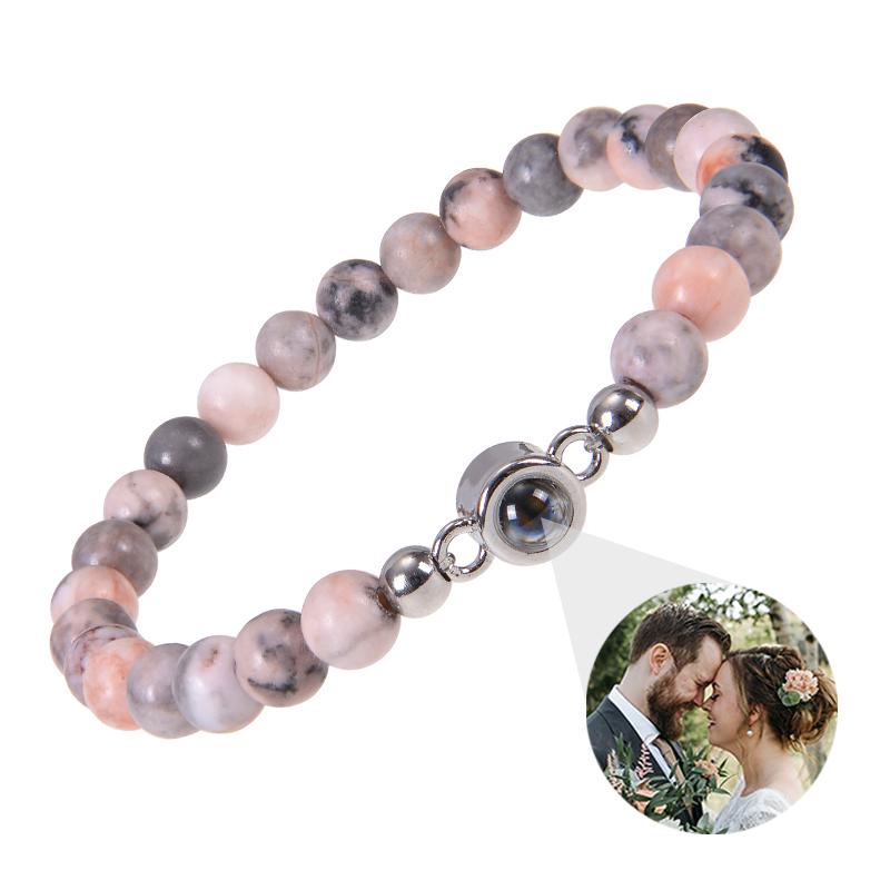 Individuelles Armband mit Bild innen Personalisierte Projektionsarmbänder mit Fotos Armband mit Foto Personalisierte Gedenkgeschenke