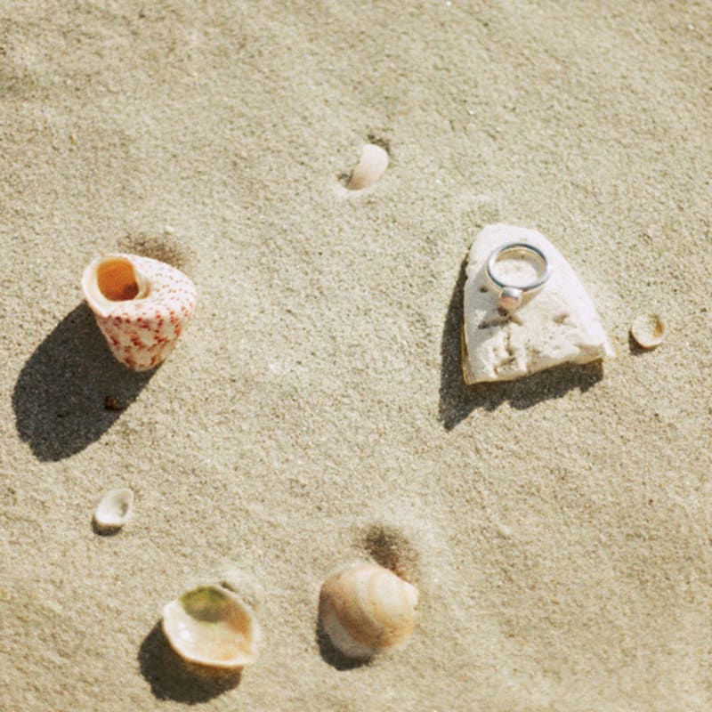 1LSTUDIO PINK OPAL RING