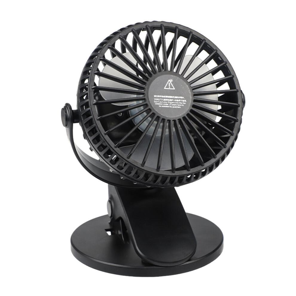 Clip On Stroller Fan USB Mini Personal Desk Fan Rotation Cooling Fan
