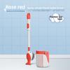 Liquid Injection Silicone Toilet Brush with Suction Cup Holder Strong Cleaning No Dead Corners