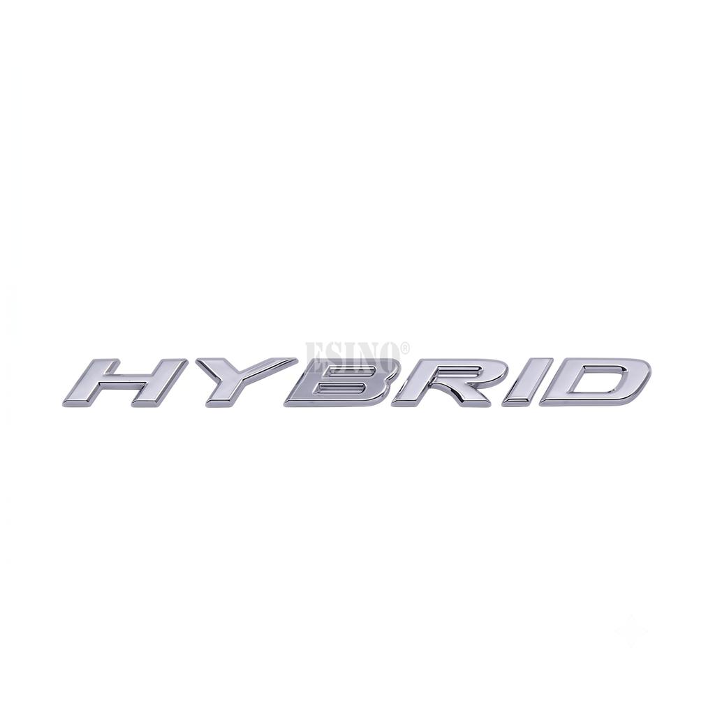 3D ABS 18.9cm HYBRID Emblem Badge Car Body Trunk Sticker Decal For Lexus CT200h RX450h ES300h Auto Accessories GE8
