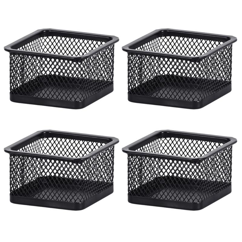 4Pcs Desk Paper Clip Dispenser Iron Metal Paper Clip Box for Desk Organization of Small Items School Office Supplies 1