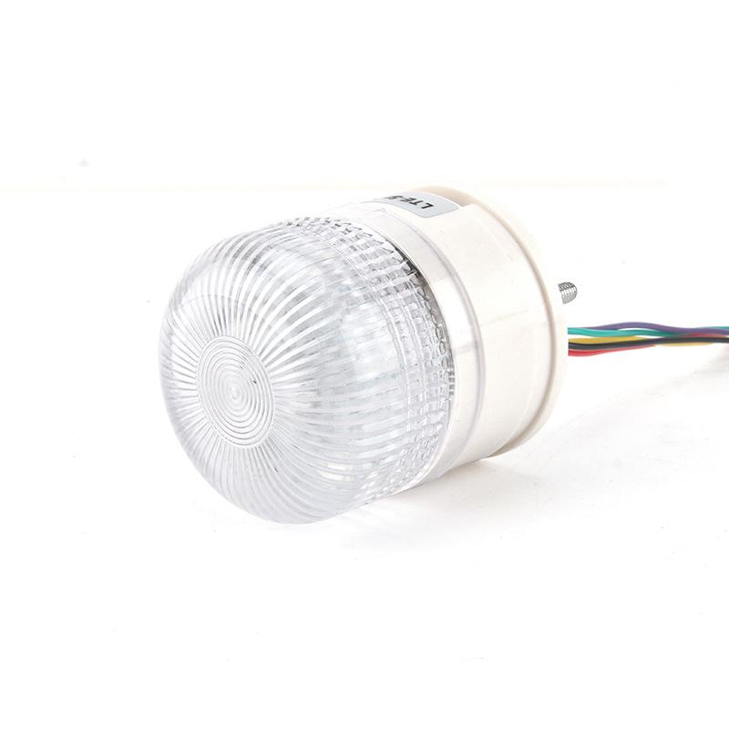 LTE-5002TJ LED Machine Tool Indicator: 24V Three-Color Warning Light with Steady On & Audible Signal
