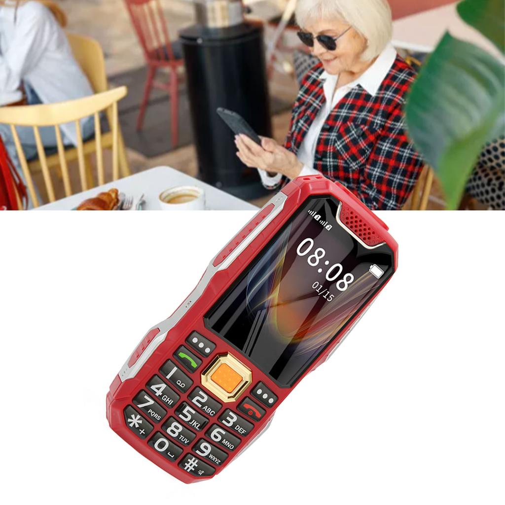 Big Button 2G Senior Cell Phone Dual SIM Card 2400mah Unlocked Cell Phone for Elderly