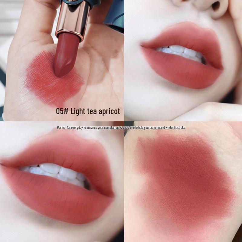 

Матовая водостойкая нюдовая помада Velvet Smooth - Стойкая, Не скатывается, Не сушит