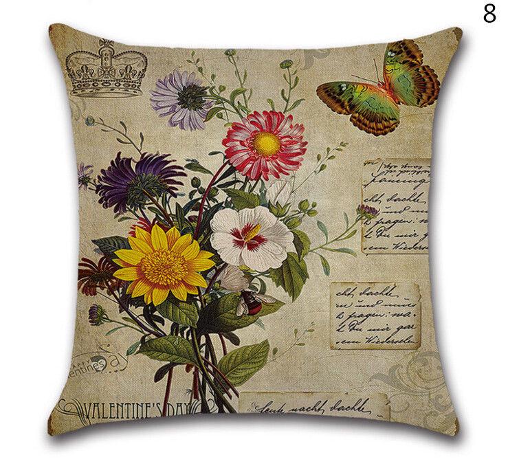 

Тропические Листья Наволочка Чехол для Подушки Декор Диван 8