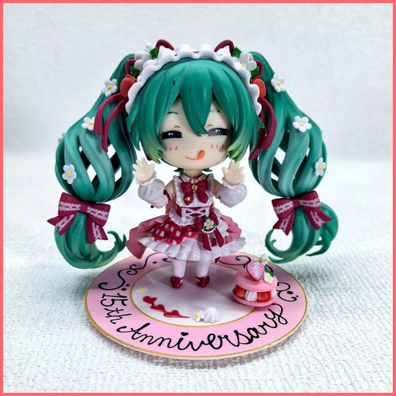 Anime Nendoroid Hatsune Miku Strawberry Cake 15th Anniversary Edition #1939 Action Figure Collectible Model Toy Gift