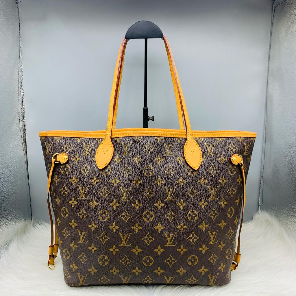 [Gebraucht] Louis Vuitton Neverfull MM 'Beige/Braunes Monogramm-Canvas' - Sehr Gut #Z9D5Z9