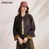 Zhaojun Women's Long Sleeve Heavy Silk Top