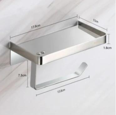 Toilet tissue holder, no punching roll paper box, toilet paper wall mounted storage rack, roll paper holder