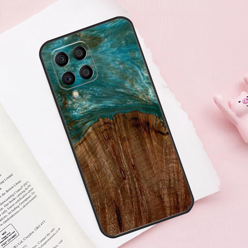 

Traveler Protective Wood Resin Case For Samsung Galaxy M15 M35 M55 M51 M31 M21 M11 M16 M36 M56 M53 M12 M32 M52 M14 M34 M54 Samsung M20