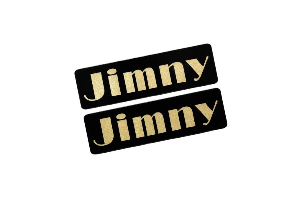 EEE-10-3 Jimny Black Gold Acrylic 2 Layer Sticker Suzuki Jimny JA11 JA12 JA22 JB23