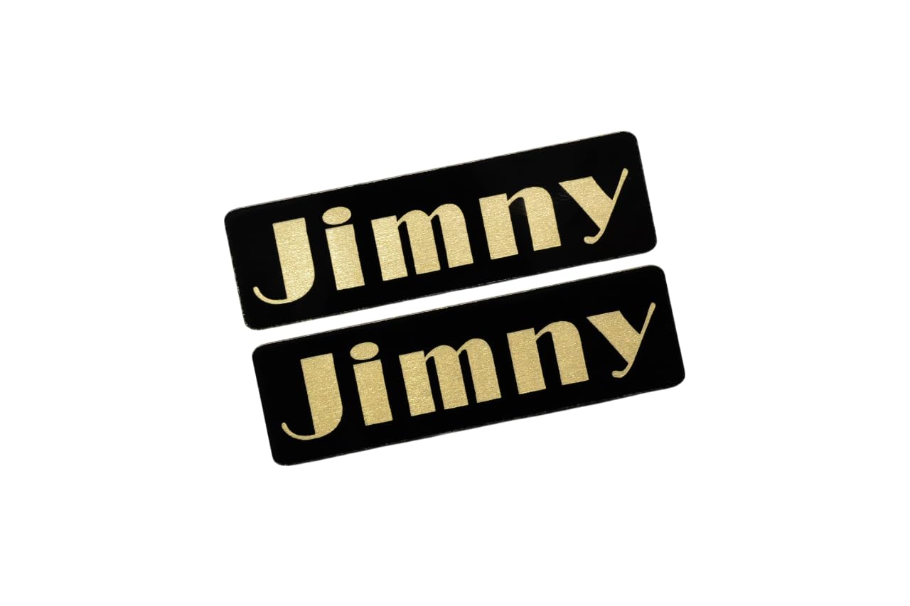 

EEE-10-3 Jimny Black Gold Acrylic 2 Layer Sticker Suzuki Jimny JA11 JA12 JA22 JB23