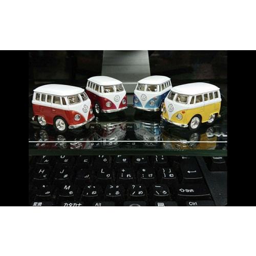 FunnyWagen Bus, 4 Metallic Colors, Set of 4