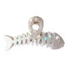 Nacreous Fish Bone Hair Clip Slip Resistant Design Lightweight Hairpin For Women Girls Soft Feel Wear